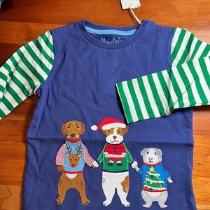 GRAND NEW Mini Boden 3-4 year old Animal friends long sleeve shirt